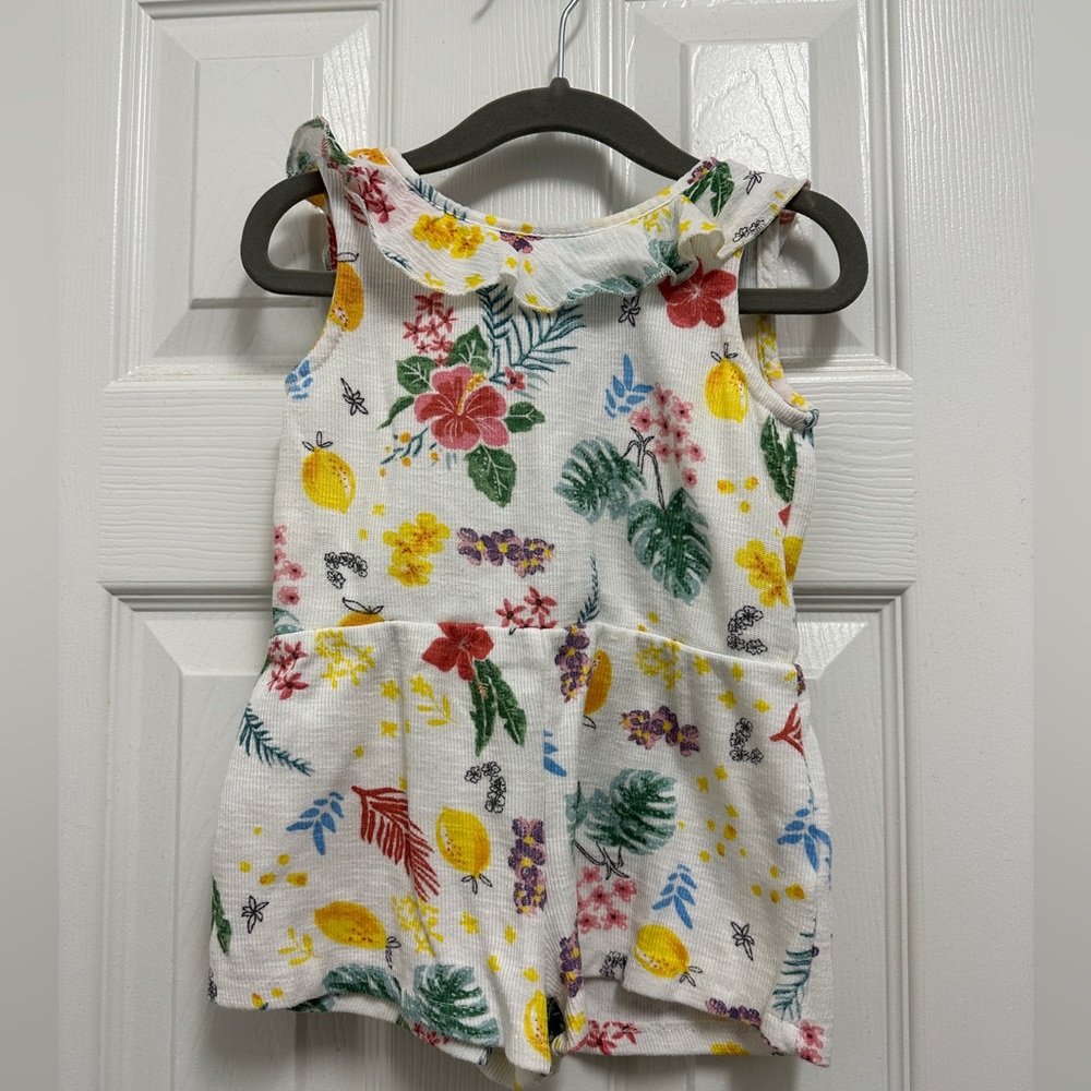 Zara Baby Floral Romper Size 18/24 months